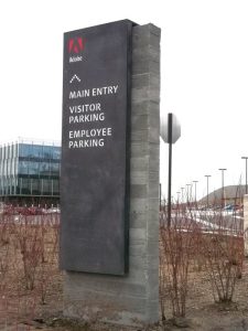 Adobe directional monument