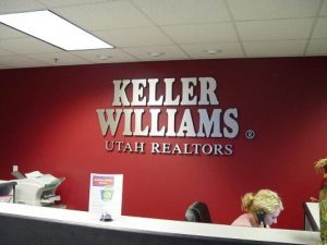 Keller Williams Utah Realtors reception desk
