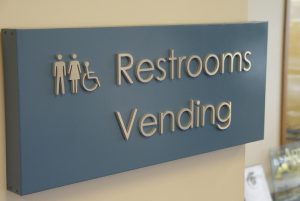 restroom ada signage