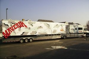 Maverik truck wrap