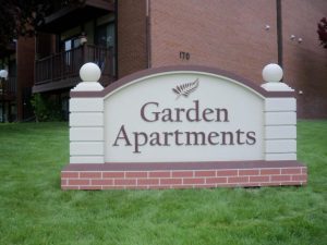 Garden Apartments monument