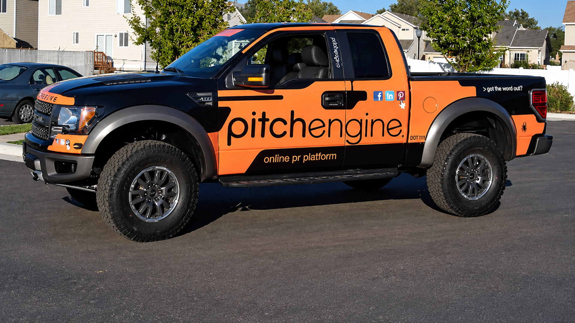 pitchengine truck wrap