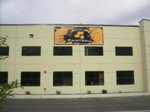 Special Ops paintball banner