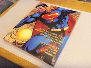 Superman canvas print