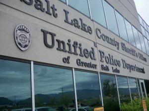 Unified Police Department of Greater Salt Lake exterior lettering